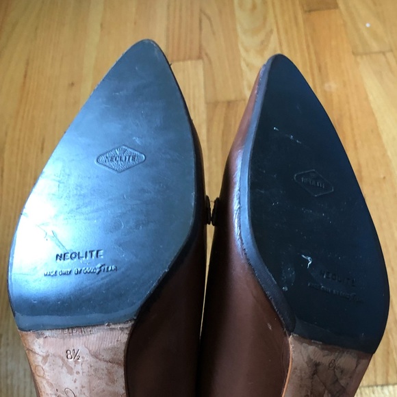 Brooks Brothers Brown Leather Heels - Picture 7 of 7